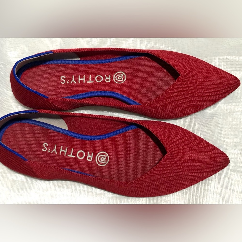 Rothy's Chili Ballet Flat size 8